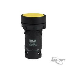 Изображения товара Кнопка OptiSignal Compact D22 C7-P-510 желтая 1НО XB7NA51 | 362034 | КЭАЗ