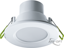 Изображения товара Светильник светодиодный ДВО NDL-P1-6W-840-WH-LED (аналог R63 60 Вт) (d100) 6Вт 4000К IP44 опал | 94833 | Navigator