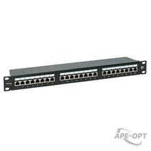 Изображения товара Патч-панель TERACOM PRO 19'' Cat.5E 1U полный экран STP 24 порта RJ-45 Dual IDC с органайз.| TRP-PPNL-5ESTP-1U24 | EKF