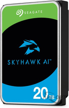Изображения товара Жесткий диск HDD Seagate SATA-III 20Tb Surveillance SkyHawkAI, 256Mb 3.5", 24x7, ST20000VE003