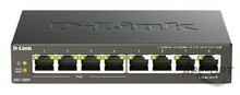 Изображения товара DGS-1008P/F3A - Неуправляемый коммутатор с 8 портами 10/100/1000Base-T (4 порта PoE 802.3af/at, PoE-бюджет 60 Вт), D-Link