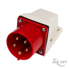 Изображения товара Силовой разъем PPC 525 3Р+РЕ+N 32А 380В IP44 | .5072916 | Jazzway