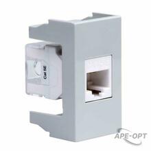 Изображения товара Розетка RJ-45 кат.5E,Viva,1 мод.,серая | 45138 | DKC