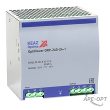 Изображения товара Блок питания OptiPower DRP-240-24-1| 284549 | КЭАЗ
