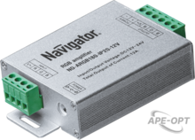 Изображения товара Усилитель сигнала для светодиодной ленты LED ND-ARGB180-IP20-12V 180/360Вт 12/24В IP20 | 71494 | Navigator