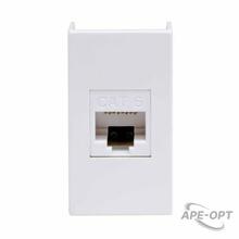 Изображения товара Розетка RJ-45 кат.6,Viva,1 мод.,серая | 45158 | DKC