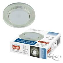 Изображения товара Светильник декор.встр Luciole DLS-L155 GX53 GLASSY/CLEAR 3D GU5.3 доп.LED подсветка 4Вт металл/стекл