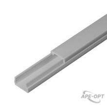 Изображения товара Кабель-канал серый RAL 7035 15х10 (234м/уп) 2-й замок в п/э | PR03.0069 | ПРОМРУКАВ