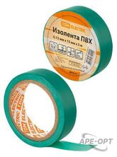 Изображения товара Изолента ПВХ 0,13х15мм Зеленая 5м | SQ0526-0074 | TDM
