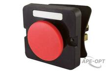 Изображения товара Пост кнопочный ПКЕ 122-1 красный гриб IP54 | SQ0742-0015 | TDM