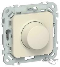 Изображения товара FLITE Светорегулятор проходной LED (для светодиодных ламп и КЛЛ) 250Вт СС16-5-1-ФлСл сливочный | FI-D22-0250-P-K86 | IEK