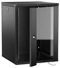 Изображения товара ITK LINEA W Шкаф 15U 600х600мм дверь стекло черный 2.0| LWR5-15U66-GF-2| ITK