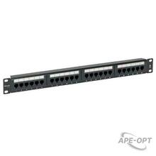 Изображения товара Патч-панель TERACOM PRO 19'' Cat.6 1U неэкранированная UTP 24 порта RJ-45 Dual IDC | TRP-PPNL-6UTP-1U24 | EKF