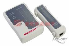 Изображения товара Тестер Кабеля RJ-45+RJ-11 - 468 | 12-1006 | REXANT