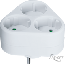 Изображения товара Разветвитель 94 694 NAD-S-3X-WH 3 гн