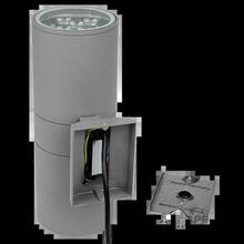 Изображения товара Светильник светодиодный архитектурный PWL-300110/30D 2x9w 6500K GR IP65 230V/50Hz | .2857941B | JAZZWAY