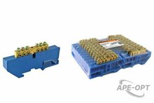 Изображения товара Шина "N" нулевая с изолятором на DIN-рейку 8x12мм стойка бол