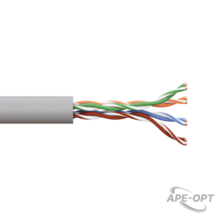 Изображения товара Кабель витая пара TERACOM CS Cat.5E U/UTP 4 пары solid 24AWG нг(А)-LSLTx цвет серый упак