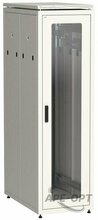 Изображения товара Шкаф сетевой 19" LINEA N 38U 600х1000 мм стеклянная передняя дверь серый | LN35-38U61-G | ITK