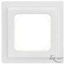 Изображения товара FLITE Рамка 1-местная IP55 Рпро-1-55-ФлБ белый | FI-M10-32-55-K01 | IEK