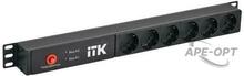 Изображения товара ITK PDU с АВР 6 розеток Schuko 1U без шнура 2 вх