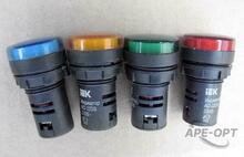 Изображения товара Лампа AD22DS(LED)матрица d22мм красный 110В AC/DC | BLS10-ADDS-110-K04 | IEK