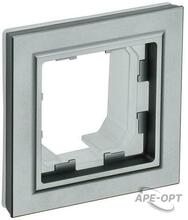 Изображения товара BRITE Рамка 1-ая IP44 РУ-1-БрС-44 сталь | BR-M12-44-K46 | IEK
