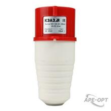 Изображения товара Вилка 024-32А-6h-380AC-3P+PE-IP44 | 222739 | КЭАЗ
