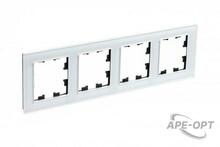 Изображения товара AtlasDesign Nature Белый Рамка 4-ая, стекло  |ATN320104| SE