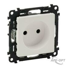 Изображения товара Valena LIFE DIY Белый Розетка 1-ая б/з с защитными шторками, безвинт.зажим | 753416 | Legrand
