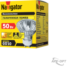Изображения товара Лампа галогенная 50Вт 230В GU10 JCDRC | 94208 | Navigator