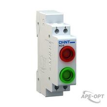 Изображения товара Индикатор ND9-2/gg зеленый+зеленый, AC/DC230В (LED) (R) | 594133 | ЧИНТ (CHINT)