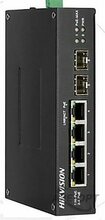 Изображения товара Неуправляемый PoE коммутатор DS-3T0506HP-E/HS 3 порта RJ45 1000M PoE + 1 порт RJ45 1000М HiPoE + 2 порта SFP 1000М