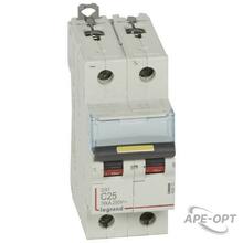 Изображения товара Выключатель автоматический двухполюсный DX3 DC 10000 25А C 16кА | 409570 | Legrand