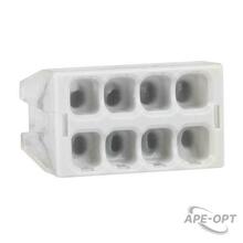 Изображения товара Клемма строительно-монтажная OptiKit СМК 2273-248 (с пастой) 8 отверстий 0,5-2,5 мм2 | 351065 | КЭАЗ