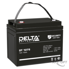Изображения товара Аккумуляторная батарея ОПС серии DT 1275 12В/75Ач | DT 1275 | DELTA