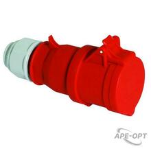 Изображения товара Розетка переносная кабельная 16A 5p(3P+N+PE) 6h 400V IP44 Quick-Connect 3136 I 3136-Bals I Bals