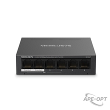Изображения товара MS106LP - 6-портовый настольный коммутатор 10/100 Мбит/с с 4 портами PoE+
