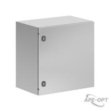 Изображения товара Корпус навесной STH с М/П из нержавеющей cтали AISI304 ВхШхГ 600x600x400 мм, с фланцем | R5STH0664F-304 | DKC