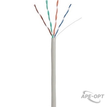 Изображения товара EC-UU004-5E-PVC-GY - Кабель NETLAN U/UTP 4 пары, Кат.5e (Класс D), 100МГц, одножильный, BC (чистая медь), внутренний, PVC нг(B), серый, 305м
