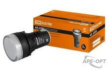 Изображения товара Лампа AD-22DS(LED)матрица d22мм белый 230В | SQ0702-0001 | TDM