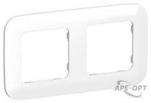Изображения товара FLITE Artistic Рамка 2-ая РУ-2-А-ФлБ белый | FI-M22-31-20-K01 | IEK