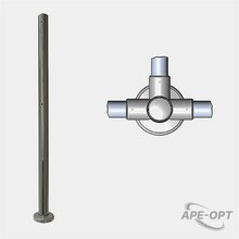 Изображения товара 3V СВ-3 - Стойка вертикальная СВ-3, хром (трехсторонняя)