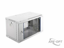 Изображения товара ШРН-Э-6.650 - Шкаф телекоммуникационный настенный разборный 6U (600 × 650) дверь стекло ЦМО