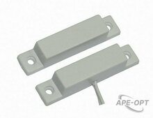 Изображения товара ST-DM120NC-WT - Магнитоконтактный датчик Smartec, НЗ, белый, накладной для деревянных дверей, зазор 25 мм