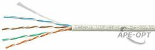 Изображения товара Cabeus UTP-4P-Cat.5e-SOLID-LSZH-GY-LIGHT Кабель витая пара UTP (U/UTP), категория 5e, 4 пары 0,48мм (24 AWG), одножильный, LSZH, нг(А)-HF, серый, (305 м)