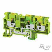 Изображения товара Клемма заземляющая push-in OptiClip CPG-10-TRIPLET-PE-I-(0,5-10)-PEN | 331861 | КЭАЗ