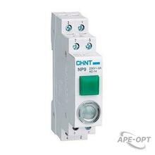 Изображения товара Кнопка модульная NP9-10D3/1 с подсветкой, 1НО, AC/DC230В, зеленая (R) | 584054 | ЧИНТ (CHINT)