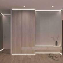 Изображения товара Профиль PLINTUS-H54-2000 BLACK (Arlight, Алюминий) | 45433 | Arlight