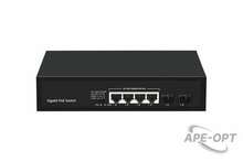 Изображения товара GL-SW-G005-04P(BT) - Коммутатор GIGALINK, неуправляемый, 4 PoE (802.3af/at/BT) порта 10/100/1000Мбит/с (1 порт до 60Вт, 3-4 порт до 250м cat6), 2 SFP порта 1000Мбит/с, 120Вт